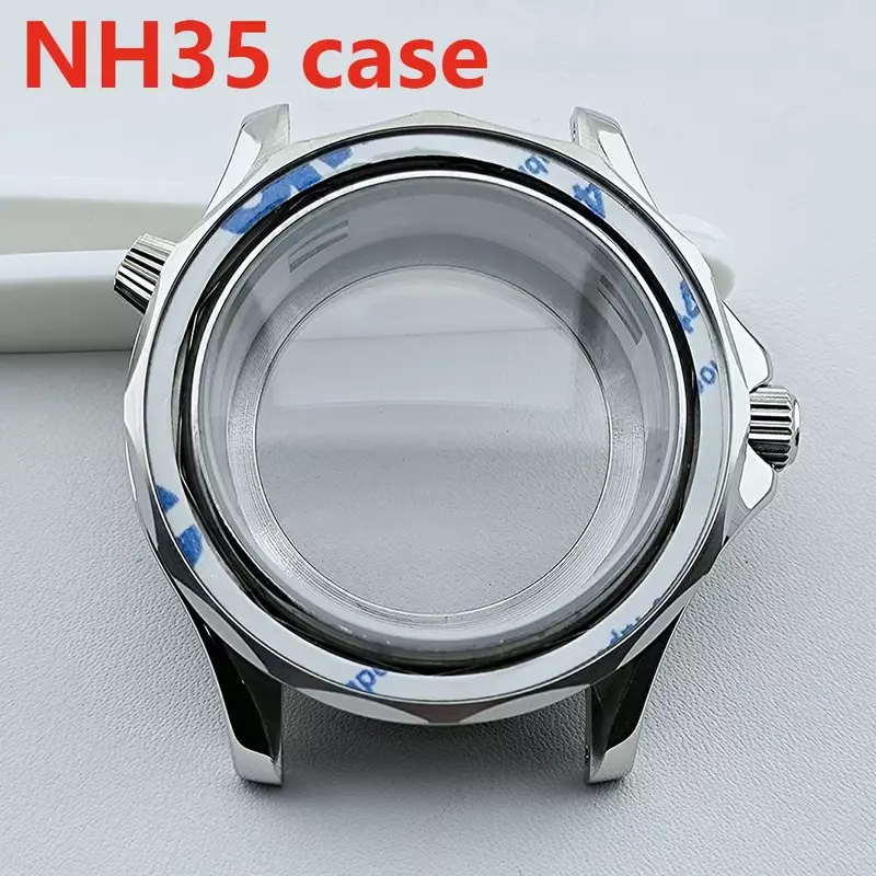 42mm NH35 Case Dial Hands Stainless Steel Waterproof Watch Parts Accessories for Seamaster 300 NH36 Mechanical Movement