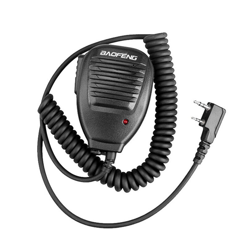 Écouteur de microphone durable avec voyant lumineux, casque radio, interphone, mini, 2 voies, haut-parleur BF 888S UV5R, H21