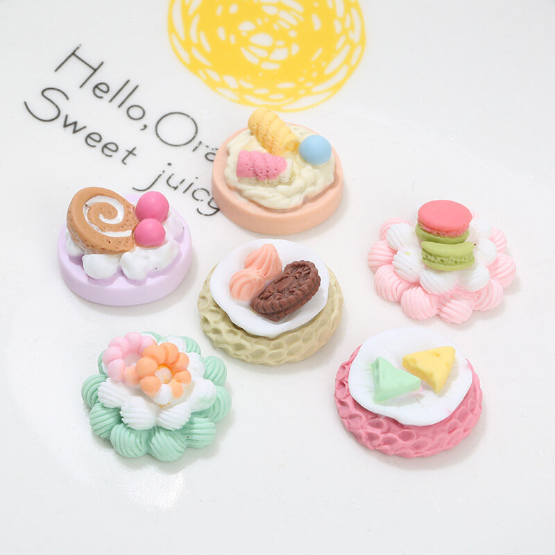 Dollhouse Mini Cake Modelo, Pretend Play Brinquedos, Acessórios de cozinha, Dolls House, Sobremesa, Pastelaria, Decorações, 5pcs