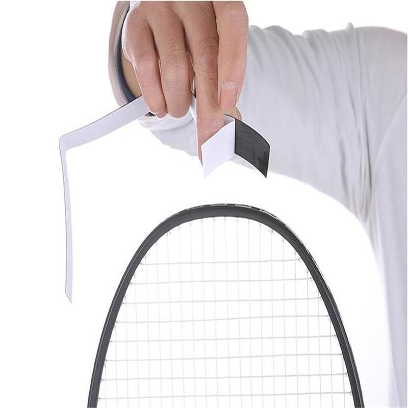 Paletka do badmintona głowica naklejka ochronna wielokolorowa, odporna na tarcie, prosta demontaż, przenośna taśma ochronna z ramą nietoperza