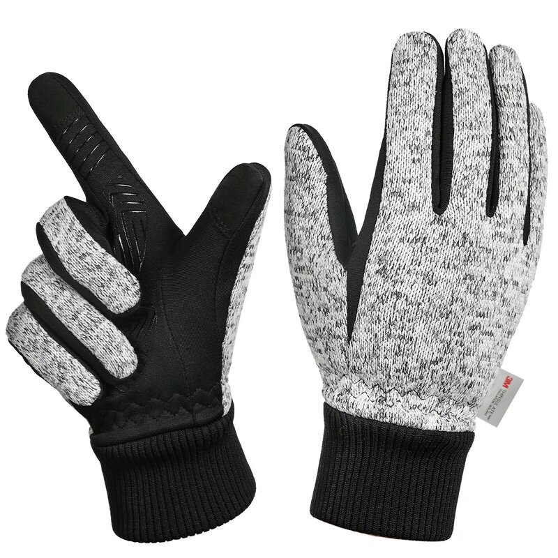 MOREOK-guantes cálidos para deportes al aire libre, guantes antideslizantes con pantalla táctil de 20 ° F y 3M para ciclismo, correr, motocicleta y esquí, Invierno