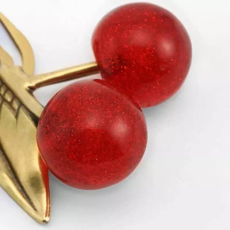 Handbag Pendant Keychain Women's Exquisite Internet-famous Crystal Cherry Car Accessories High-Grade Pendant