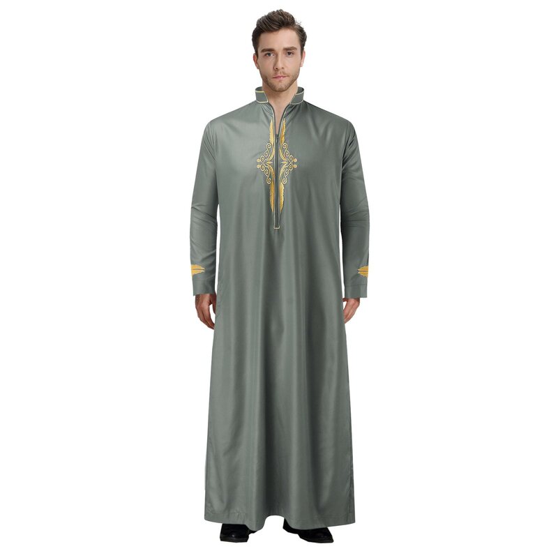 남성용 이슬람 패션 로브, 중동 아라비아 아바야 두바이 카프탄 아랍 터키 라마단, 여름 주바 토브 투브 이슬람 의류