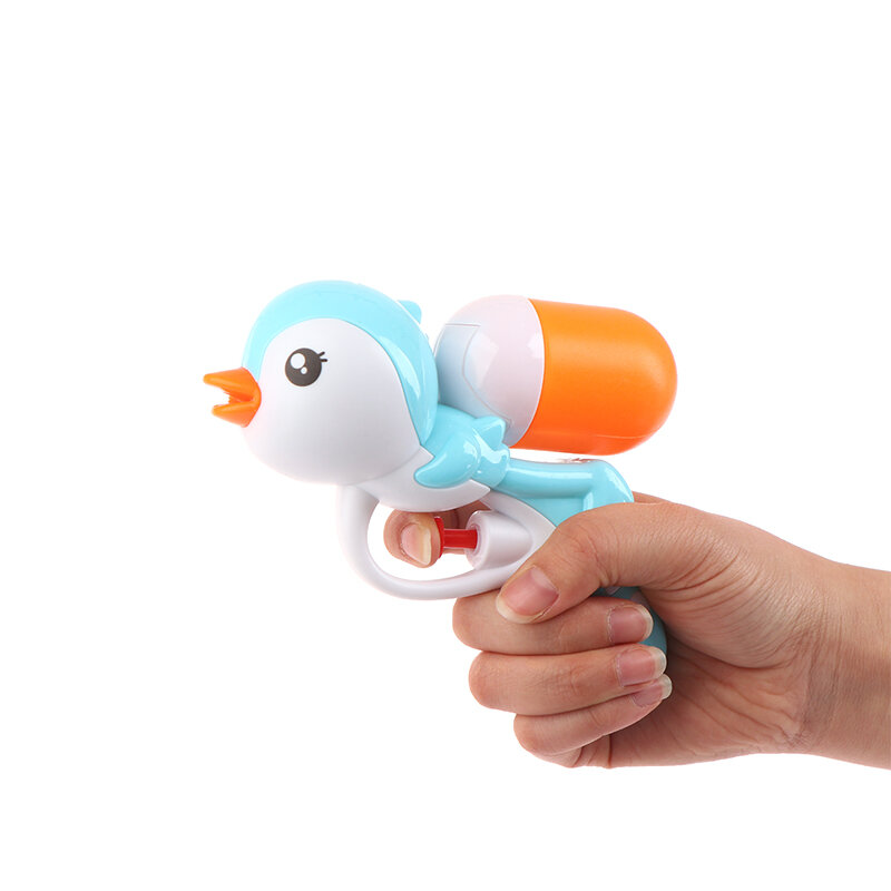Pistol lucu air berenang anak-anak bentuk lucu untuk mainan mandi simulasi kreatif mainan air plastik Pinguin