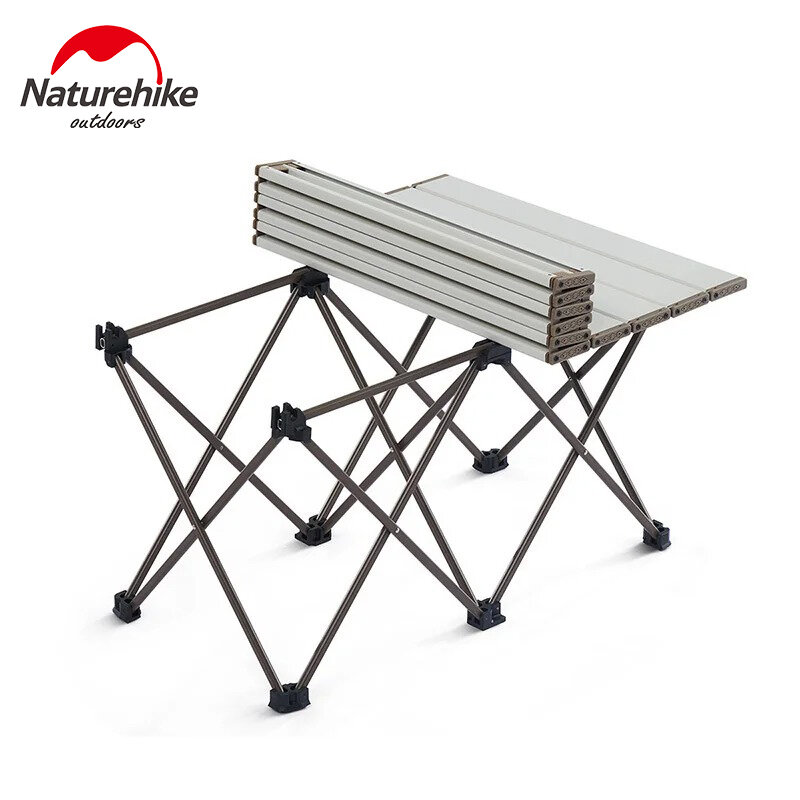 Naturehike-طاولة قابلة للطي محمولة من سبائك الألومنيوم ، في الهواء الطلق ، التخييم ، النزهة ، طاولة الشواء ، جديدة ،