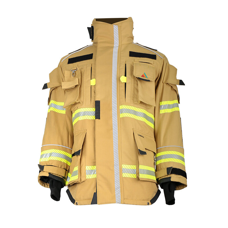 Fornitura di fabbrica tuta antincendio Nomex/tessuto pbi uprotec EN469 uniforme da pompiere/attrezzatura per l'affluenza