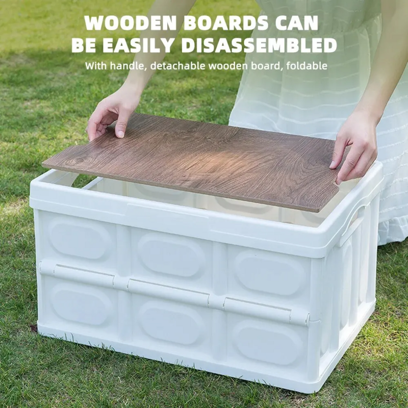 Outdoor Camping Picnic Folding Storage Box Home Car Trunk Multi-Fnction Storage Box Convenient Organizer
