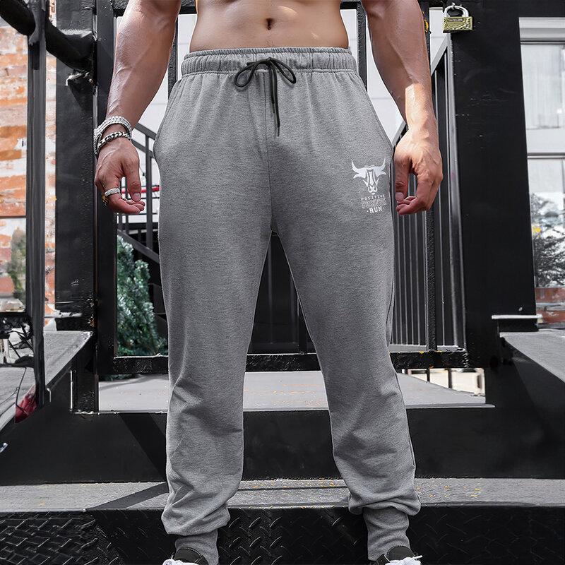 Summer Stretch Men's Sports Pants Casual Outdoor Soccer Training Fitness Pants Elastic Waist Jogging Loose Tide Men's Clothing