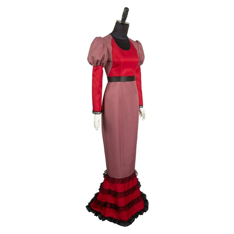 Костюм для косплея в стиле аниме Фэнтези Рози, женское платье для взрослых, пояс, шапка Валентино, одежда для ролевых игр, костюм для Хэллоуина, карнавала, женский костюм