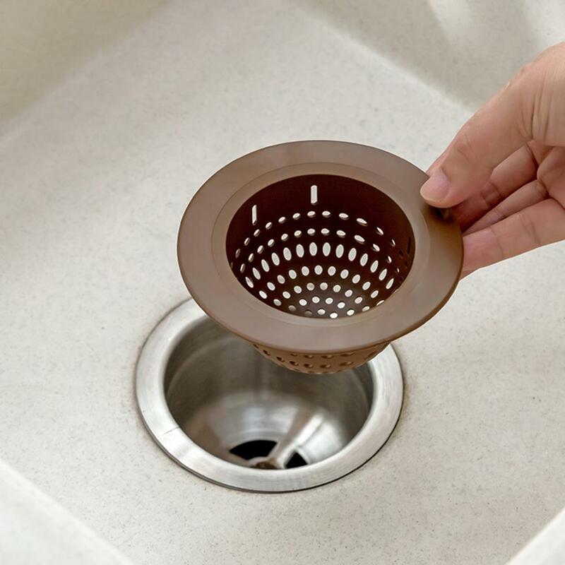 Durable Sink Filter Radish Shape Sink Strainer Cartoon Filter Net Floor Drain Cover for Kitchen Dual-use Leakage Plugging Filter