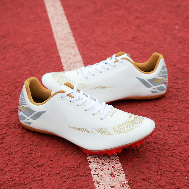 8 Spikes Track Field Athletics Short Speed Running scarpe da allenamento leggero atleti professionisti Sprint Sneakers