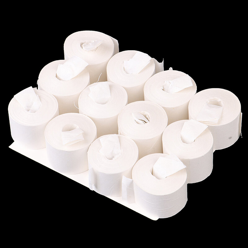 Bobine de papier blanc pour magie close-up et de rue, accessoire de 19 mètres de qualité supérieure pour les tours de vomi, lot de 12 pièces