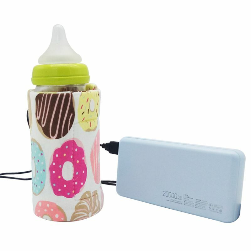 Usb garrafa de leite aquecedor de água isolado saco de enfermagem do bebê saco de garrafa de calor frescor preservada garrafa de alimentação sacola