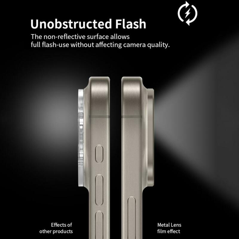 Objektiv folie für Smartphone-Kameras Objektiv folie für iPhone-Legierung Metall linse Schutzhülle für iPhone 15pro/15pro max Anti-Drop