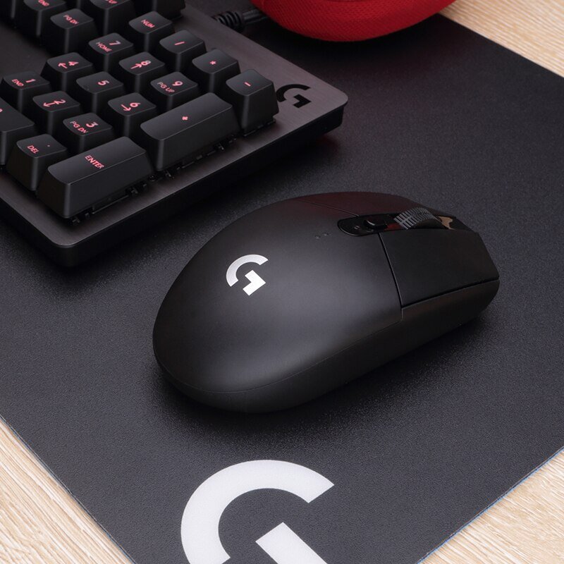Logitech-ratón inalámbrico G304 para juegos, periférico programable, para oficina, escritorio, portátil, LOL