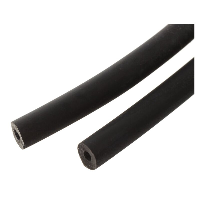 2X tubos de goma para ejercicio, banda de resistencia, catapulta Dub, tirachinas elástico, negro, 2,5 M