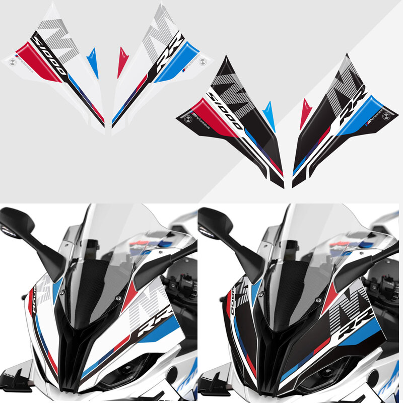 2024 M Motorsport untuk BMW S1000RR S1000 RR M1000RR 2019 2020 2021 2022 2023 Kit pelindung Fairing depan pelindung cat Gel 3D