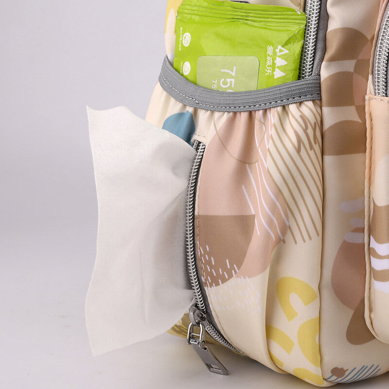 Fashion Mummy Maternity Nappy Bag Large Capacity Diaper Bag Travel Backpack Nursing Bag for Baby Care Waterproof Women's Bag