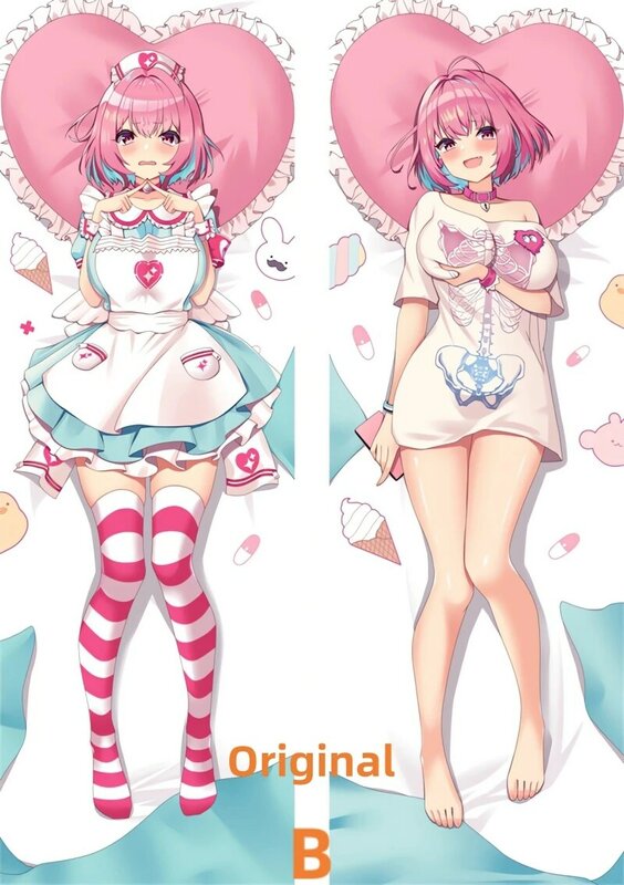 Dakimakura Anime Pillow Case VTuber Double-sided Print Of Life-size Body Pillowcase Gifts Can be Customized