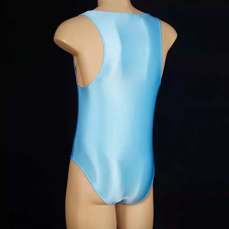 Romper Underwears Sexy Jumpsuit Fitness Mens Male Undershirts Bodysuit Leotard See One-piece Through