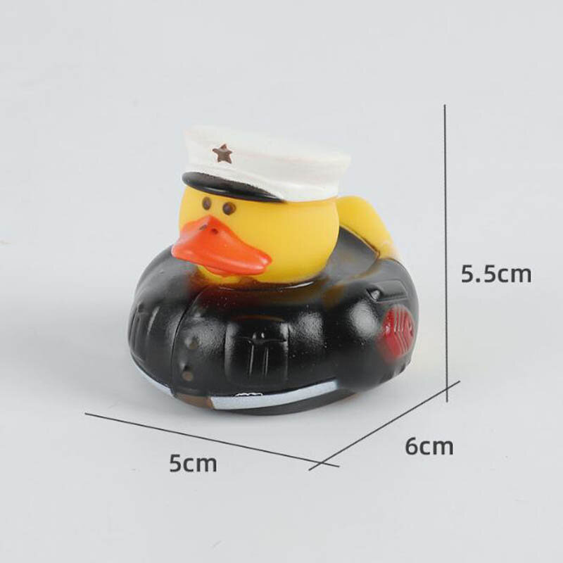 New Cute Little Yellow Duck Bath Toy bambini Baby Swimming Water Play Toys Pinch Call Rubber Ducky