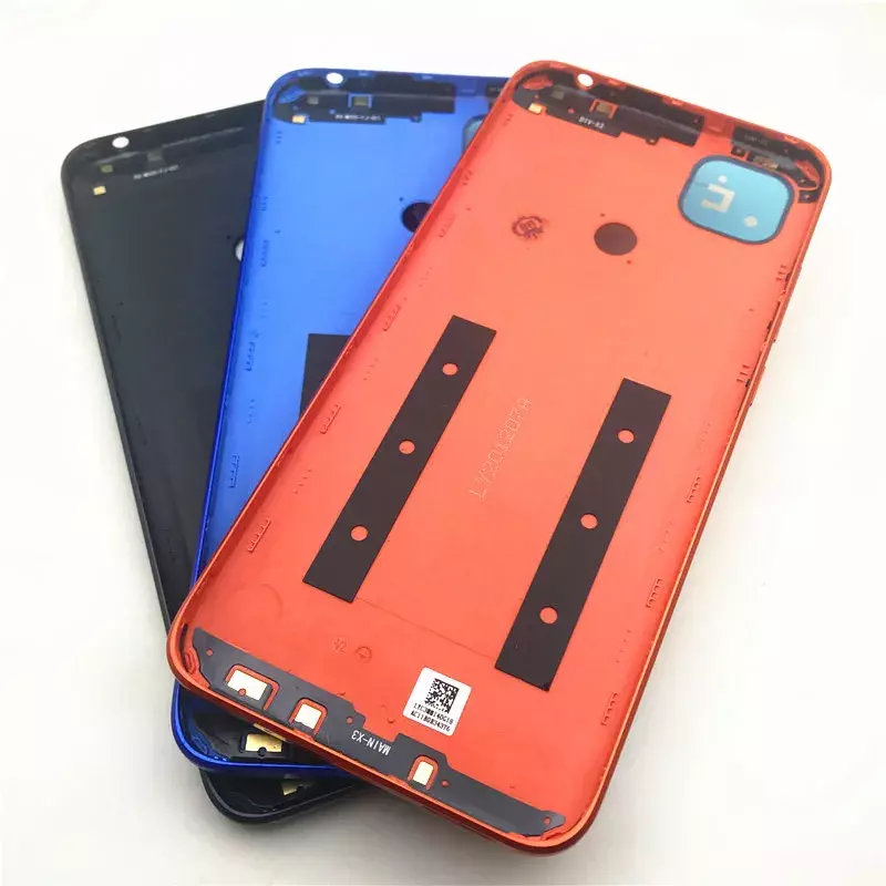 For Xiaomi Redmi 9C Battery Back Cover Rear Door For Redmi 9C Housing Case Plastic Panel With Volume Button Replace