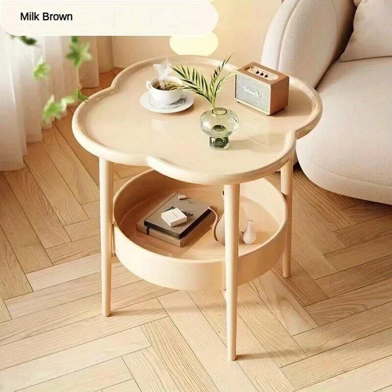 Креативный боковой столик с высоким внешним видом и облачным дизайном, современный простой диван-тумба, мобильный столик для гостиной