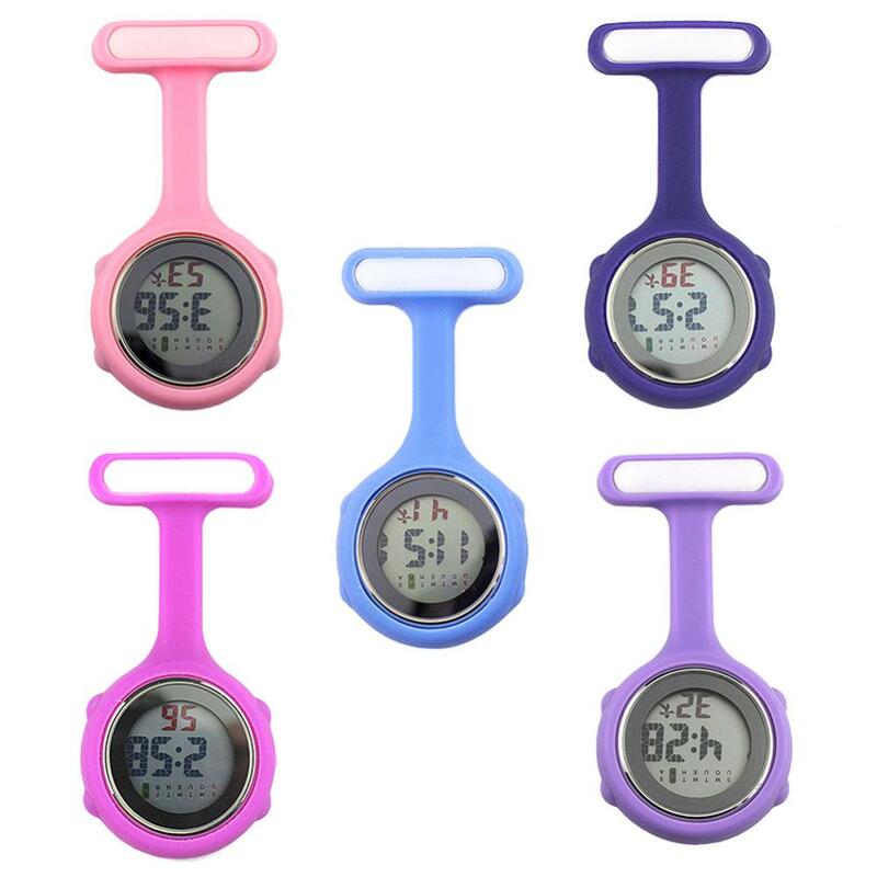 Sprzedaż hurtowa 1 wyświetlacz do Pc Dial Clip-On broszka dla pielęgniarki Fob Hang kieszonkowy zegarek elektryczny