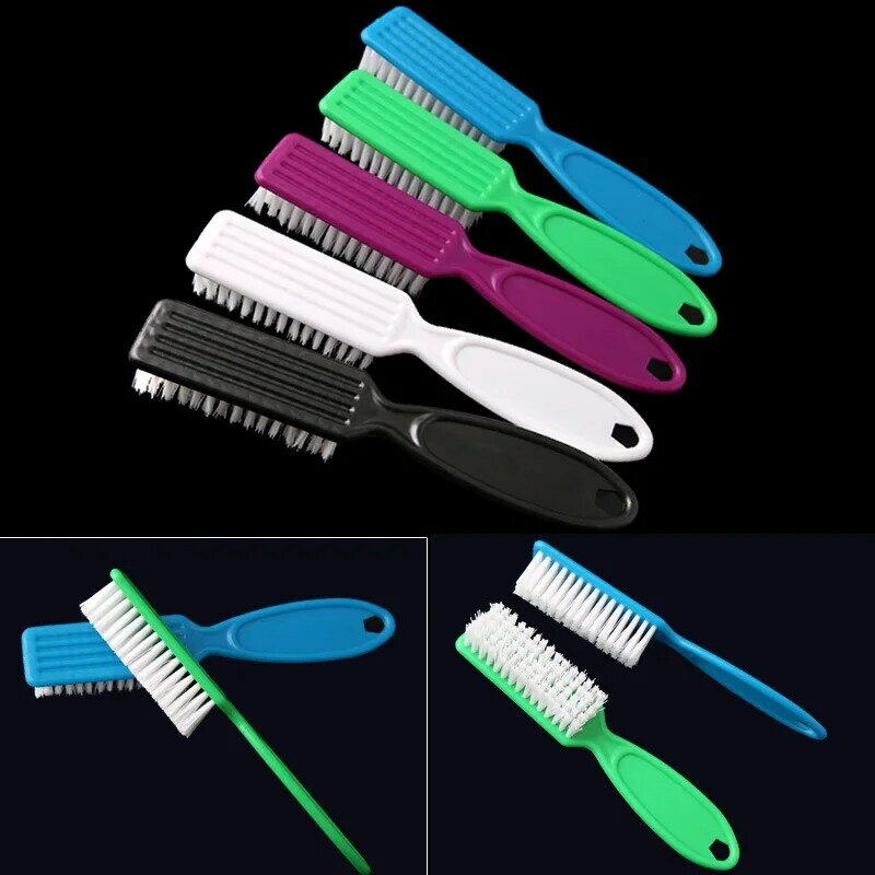 2022 New Plastic Nail Cleaning Brush Remove Dust Powder Cleaner for Acrylic UV Gel Nails Art Manicure Care Accessories