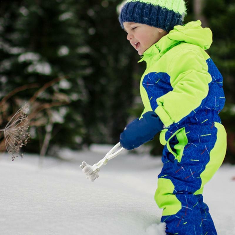 เครื่องทำลูกบอลหิมะของเล่นลูกบอลหิมะคลิปรูปกระต่ายสำหรับเด็ก3-12คน