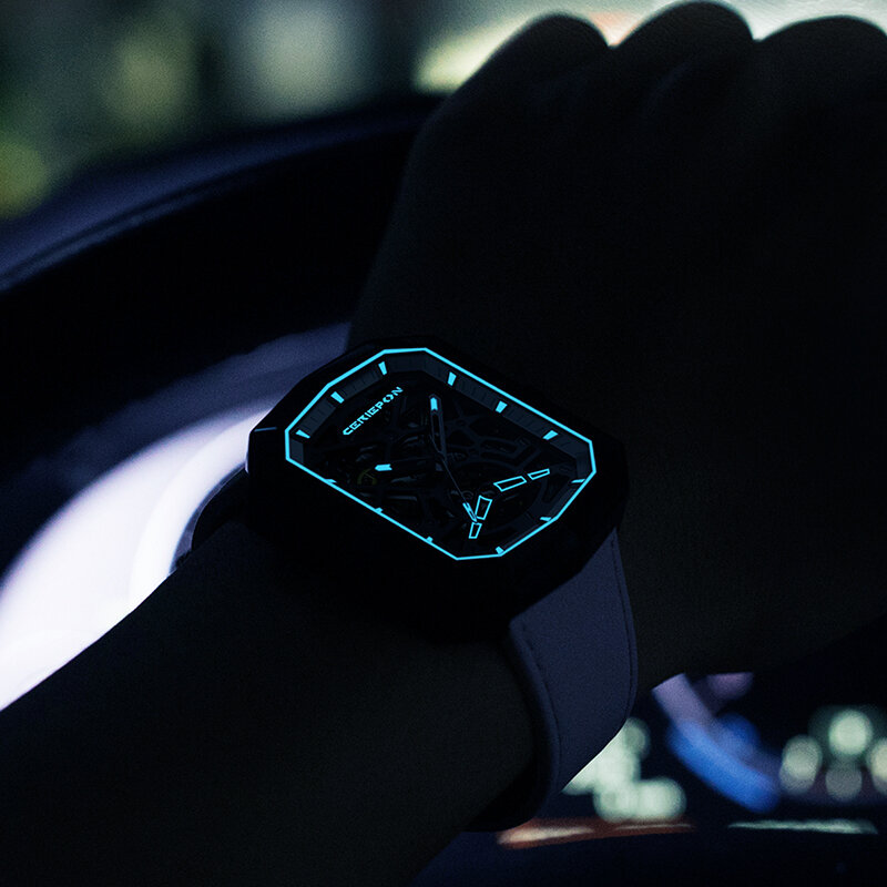 Neue Luxus Marke Automatische Uhren Platz Design Wasserdichte Uhren Herren Sport Stilvolle Mechanische Armbanduhren Relogio Masculino