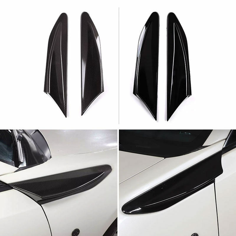 For Toyota FT86 GT86 Subaru BRZ ZC6 2012 2013 2014 2015 2016 2017 2018 2019 2020 ABS Car Accessories Side Air Outlet Fender Trim