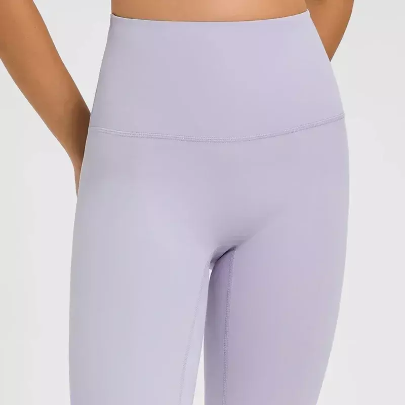 Lulu Align pantalones cortos ajustados de cintura alta para mujer, sin línea de incomodidad, Yoga, Fitness, alta elasticidad, secado rápido, 5 puntos