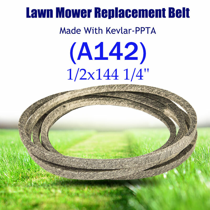 V-Belt Accessories for Vehicles A142(1/2"x144") for Lawn Mower for J/ohn Deere M150960,M151649,LT180,LT190 Made with Kevlar