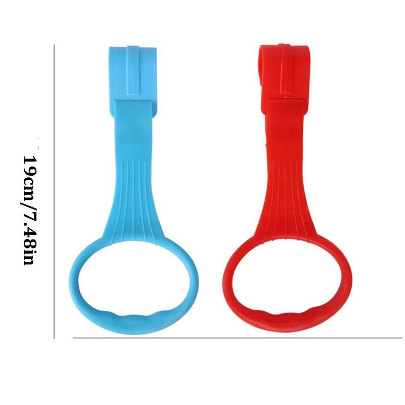 Bed Accessories Pull Ring for Playpen Baby Toys Solid Color Plastic Baby Pull Ring Hanging Ring Auxiliary Standing