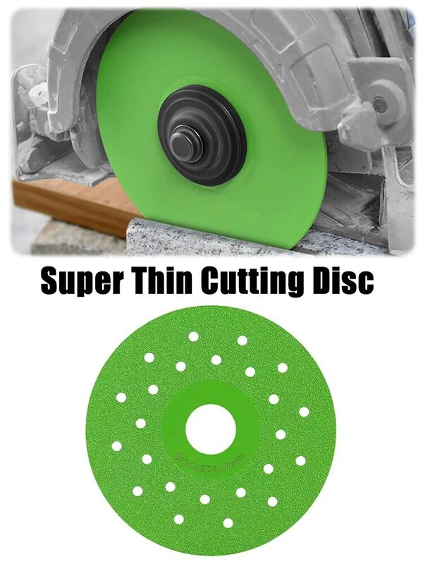 Super Thin Cutting Disc 4inch/100mm Diam for Porcelain Glass Ceramic Tile Marble Diamond Saw Cutting Blade for 100 Angle Grinder