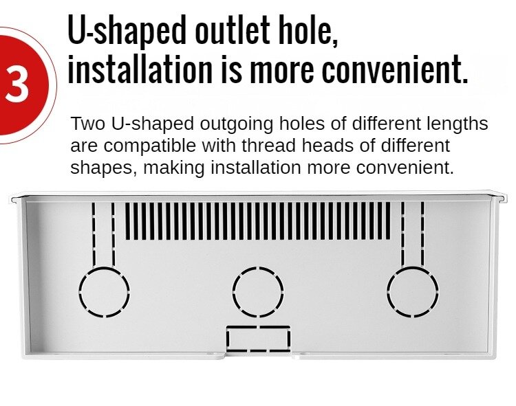 Design della copertura Push pull scatola di recinzione antipioggia in plastica ABS coperchio del cassetto scatola impermeabile custodia elettrica per esterni