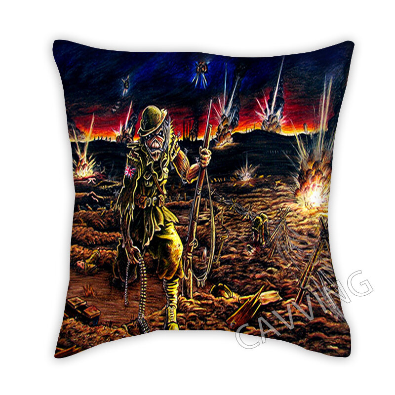 Gothic Horror Skull 3D Printed  Polyester Decorative Pillowcases Throw Pillow Cover Square Zipper Cases Fans Gifts Home Decor