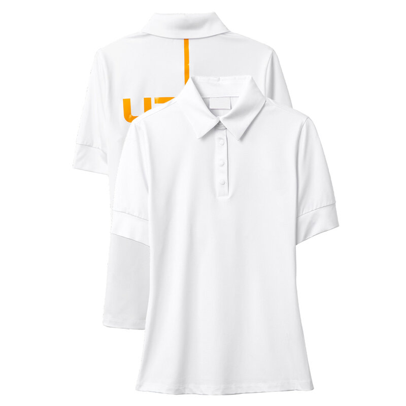 "T-shirt de golf pour femme, excellente qualité! Sports ChimDesign, Style simple, Plein de drapeau haut de gamme, Best-seller au printemps!
