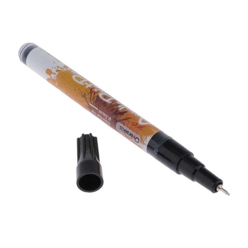 Czarne długopisy akrylowe zestaw pędzelków na bazie wody flamaster długopis foliowy
