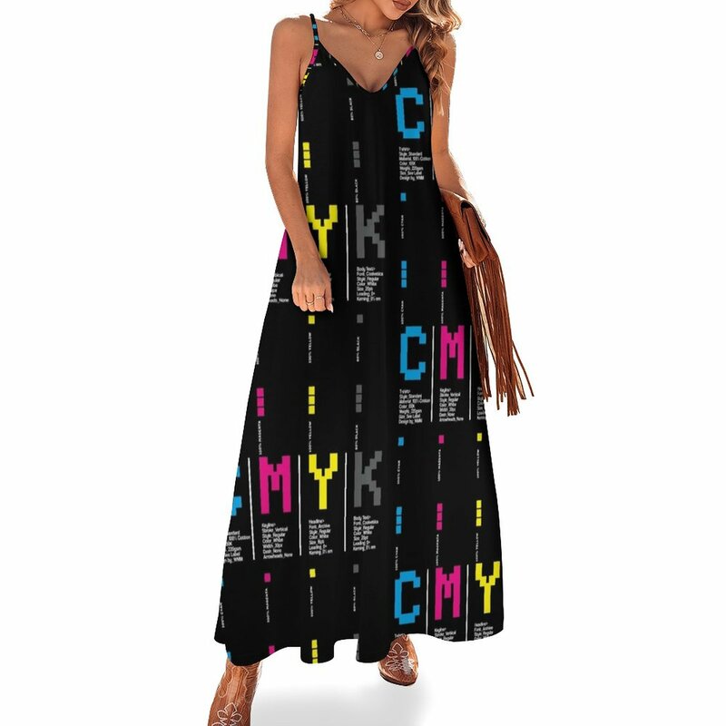 Cmyk-タイポグラフィ,プレップレス,グラフィックデザイン,ノースリーブのドレス,プロム服