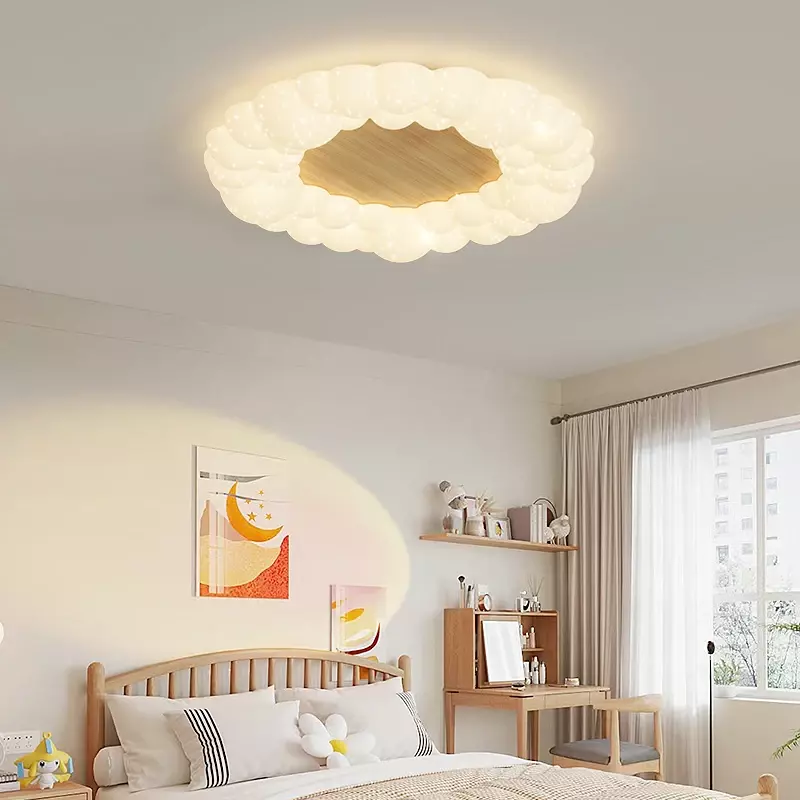 Художественный креативный современный светодиодный потолочный светильник, скандинавский декор, лампочка для гостиной, спальни, столовой, кухни в помещении