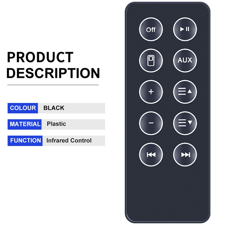 Reemplazo de Control remoto para Sounddock 10 SD10, altavoz Compatible con Bluetooth, Sistema de música Digital, nuevo