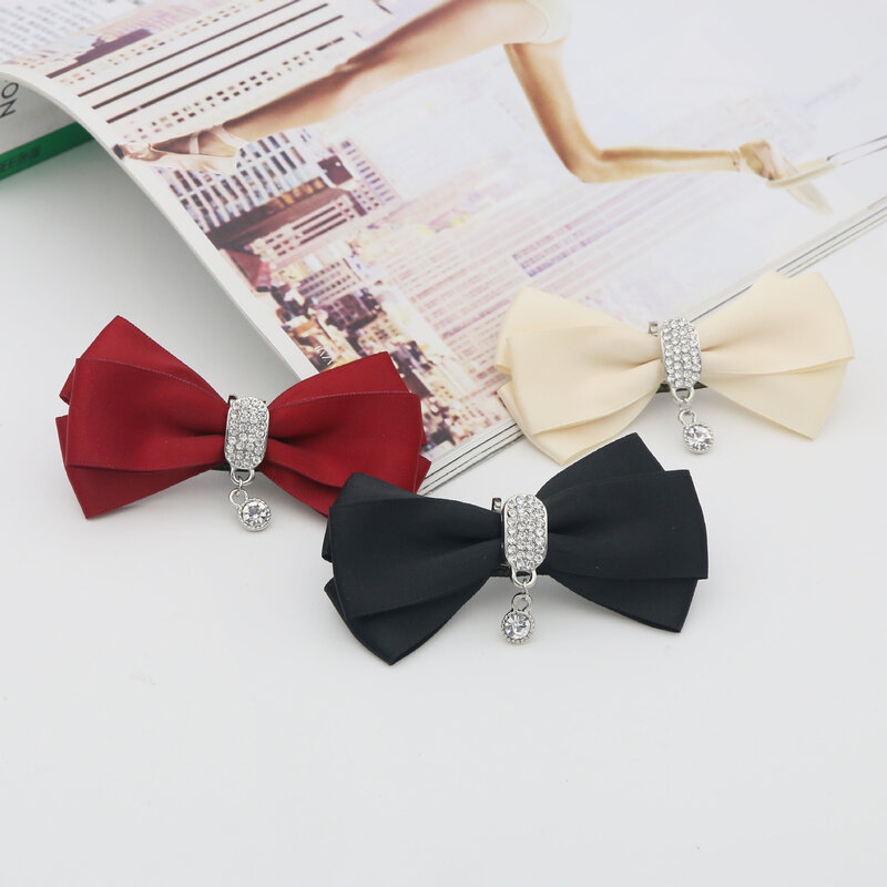 Bow Decoration on High Heeled Shoes Removable Non-marking Shoes Shoe Accessories Multi-purpose Red Black Apricot