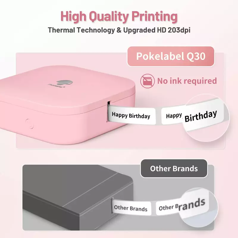 Phomemo Q30 Paper Sticker Draadloze Label Printer Pocket Handheld Printer Thermische Prijs Label Sticker Marker Home Office Gebruik