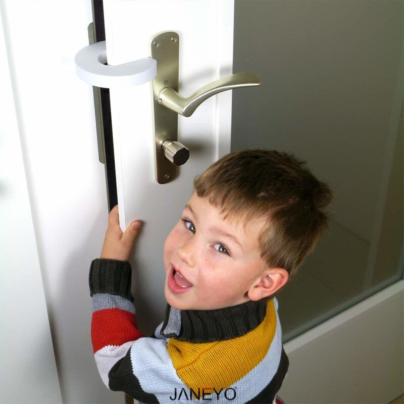 Rolha de porta para Kid, Finger Protector, Pinch Guard, Baby Safety, Casa, Cozinha, Quarto, Security Clip, 4Pcs