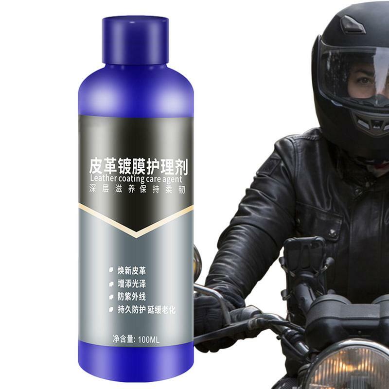 100ml Motorcycle Cleaning Spray Bikes Headgear Cleaning Supply Durable High Protection No Rinse Windshield Cleaner For Headlight