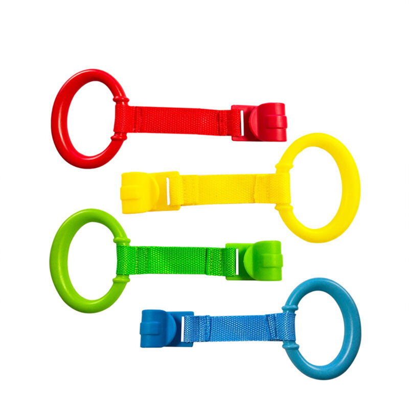 Baby Crib Playpen Pull Ring Hanging Rings Handles Walking Accessories