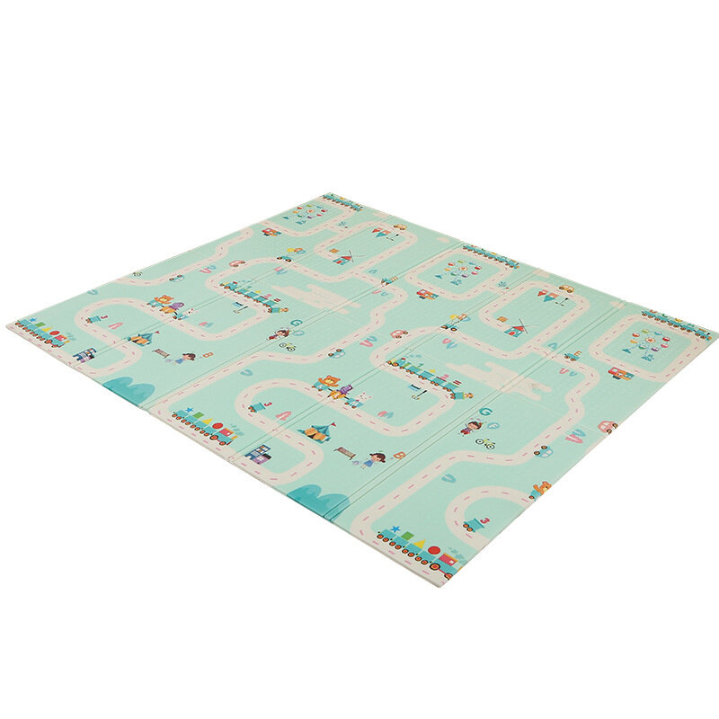 Cartoon Baby Crawling Mat Double-sided Foam Floor Mat Thickened XPE Folding Baby Play Mat Mat For Children Baby Mats For Floor