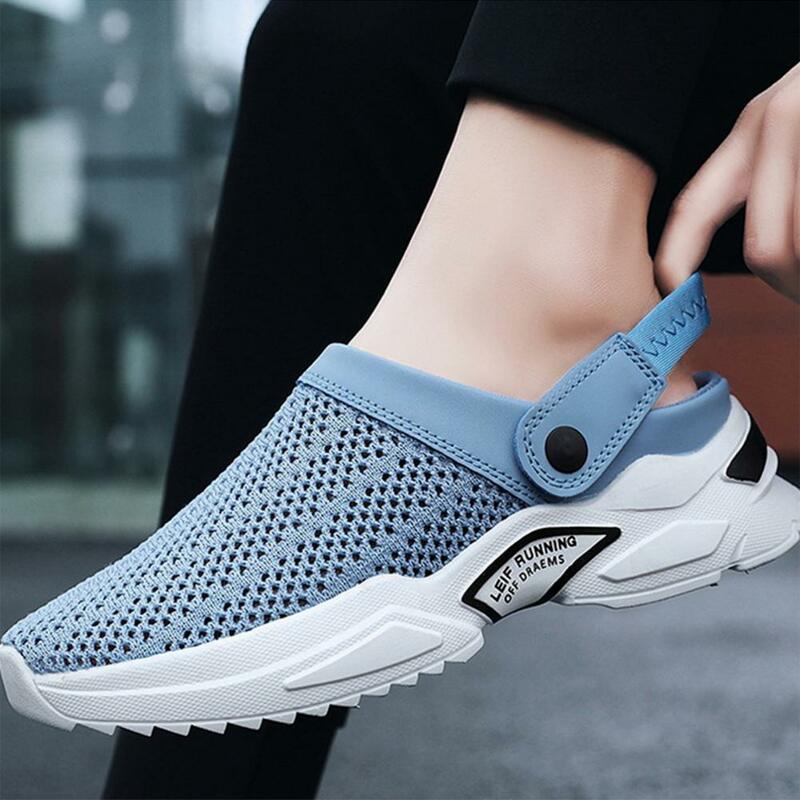 1 Pair Beach Sneakers  Chic Summer Sport Casual Net Sneakers  Wear-resistant Casual Shoes